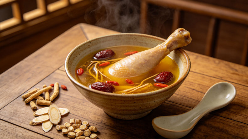 Kasus perusahaan terbaru tentang Sup Ayam Herbal ️ Produksi OEM Premium untuk Sup Siap Makan