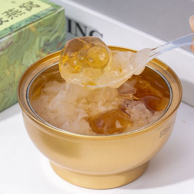 Beli Peach Gum Bird's Nest Drink Suplemen gizi rendah kalori Minuman kesehatan alami Tidak ada aditif Makanan penutup wanita yang bergizi pembuatan online