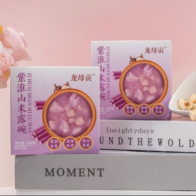 Beli Purple Yam Digestive Dessert Bowl dengan biji-bijian utuh dan ramuan tradisional Cina pembuatan online