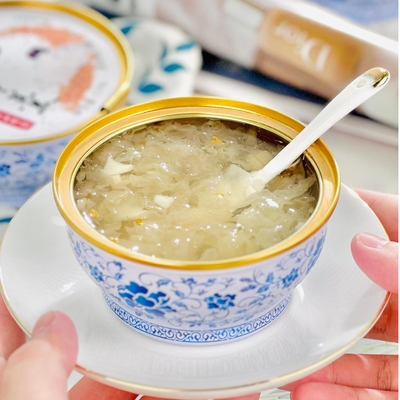 Beli Golden Osmanthus Tremella Dessert Herbal Kolagen Vegan Bergizi Siap Makan Makanan Fungsional Kesehatan Tradisional Cina pembuatan online