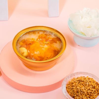 Harga yang bagus Chinese Osmanthus Chestnut Stewed Peach Gum Resin Dessert Dengan Nasi Lemak on line