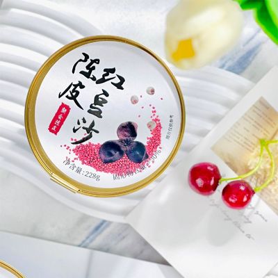 Harga yang bagus 228g Gula Rendah Penggantian Hidangan Chenpi Red Bean Paste Dessert Porridge on line