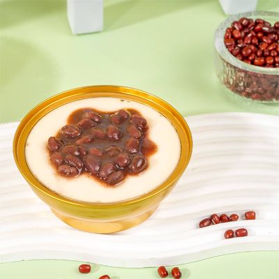 Harga yang bagus ZeaGrove, Red Bean Double Skin Milk, Ready-to-eat dessert, Dessert setelah makan, Nyaman untuk dimakan on line