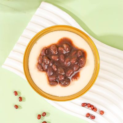 Harga yang bagus Susu Rendah Lemak Instan Kue Custard Puding Dessert Dengan Kacang Merah 168g on line
