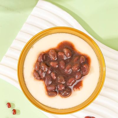 Harga yang bagus OEM susu instan telur custard puding campuran dengan kacang merah Cantonese Dessert on line