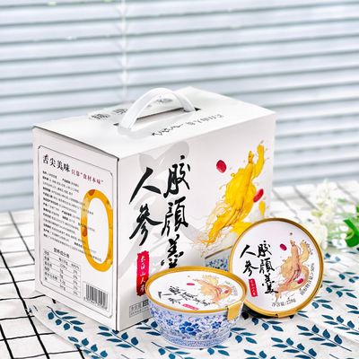 Harga yang bagus Nutrisi Ejiao Ginseng Triple Double Collagen Dessert Aditif Bebas 168g on line