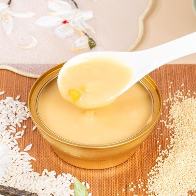 Harga yang bagus Zeagrove Golden Rice Cream, makanan perawatan, menenangkan saraf dan membantu tidur, makanan tinggi protein dan rendah lemak, makanan vegetarian on line