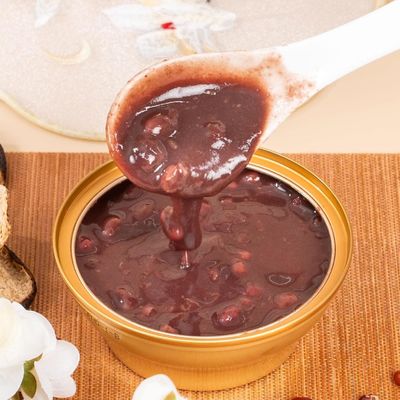 Harga yang bagus Zeagrove Red Bean Acacia Ice Cream, Makanan siap makan untuk orang tua Nutrisi sehat tanpa aditif, makanan pengganti sarapan on line