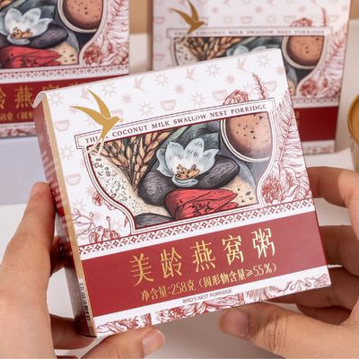 Harga yang bagus Zeagrove Meiling Bird's Nest Porridge Gula Darah Rendah Biji-bijian Alami Mudah Diserep on line