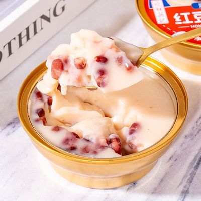 Harga yang bagus Instant Red Bean Double Skin Milk Chinese Dessert Healthy Red Bean Dessert Sweet Chinese Pudding on line