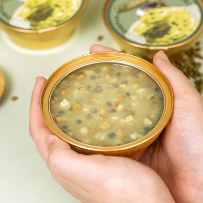 Harga yang bagus Pandan Mung Bean Lotus Seed Jelly Drink 168g Mendukung Pencernaan Menyegarkan Tubuh Siap Bersih Label untuk Makan Makanan Rendah Gula Herbal on line