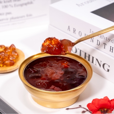 Harga yang bagus Rose Peach Gum Dessert untuk Hidrasi Kulit Anti-penuaan dan Kolagen Dukungan Herbal Kecantikan dan Kesehatan Wanita on line