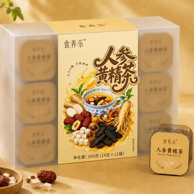 Harga yang bagus HACCP Energy Support Tea Ginseng & Rhizoma Polygonati Instant Herbal Wellness Blend on line