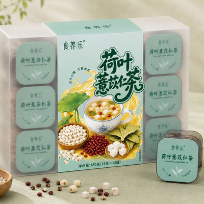 Harga yang bagus OEM/ODM Private Label Weight Management Tea Coix Seed & Lotus Leaf Instant Herbal Blend on line