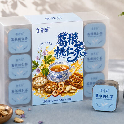 Harga yang bagus FDA HALAL Circulation Support Tea  Kudzu & Peach Kernel Instant Herbal Blend on line